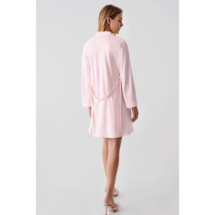 Freshness 324 Kadın 4Lü Sabahlıklı Şorlu Pijama Takımı