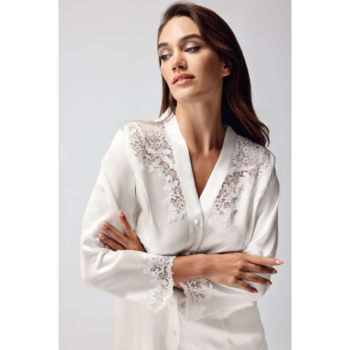 Freshness 9950-PT Saten Dantel Detaylı Pijama Takımı