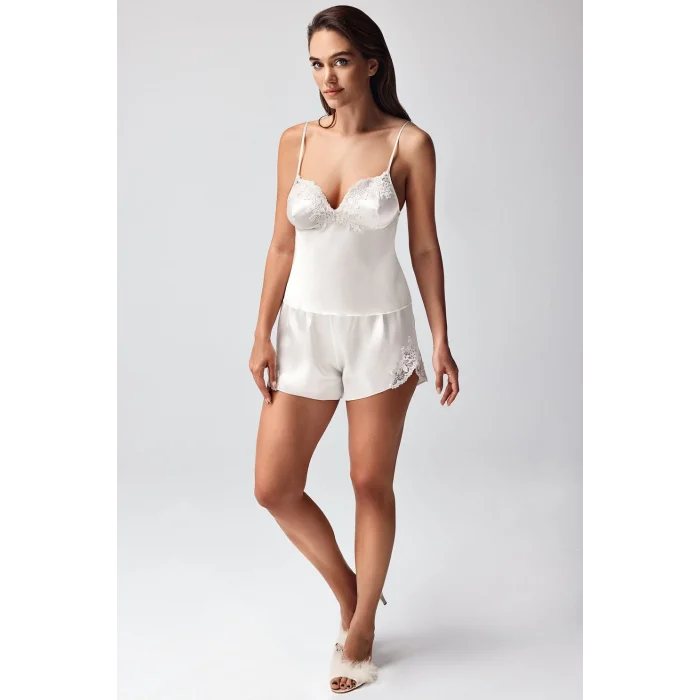 Freshness 9950-ŞT Saten Askılıı Şort Takımı