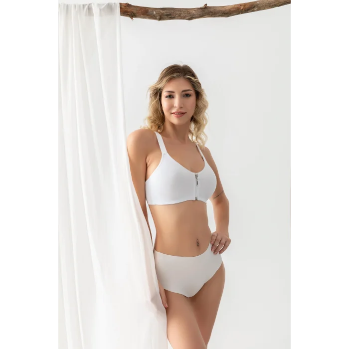 Gallipoli 1061 Kadın Desteksiz Fermuarlı Sporcu Sütyen