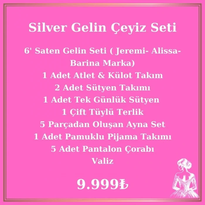 Gelin Çeyiz Paketi Silver Paket