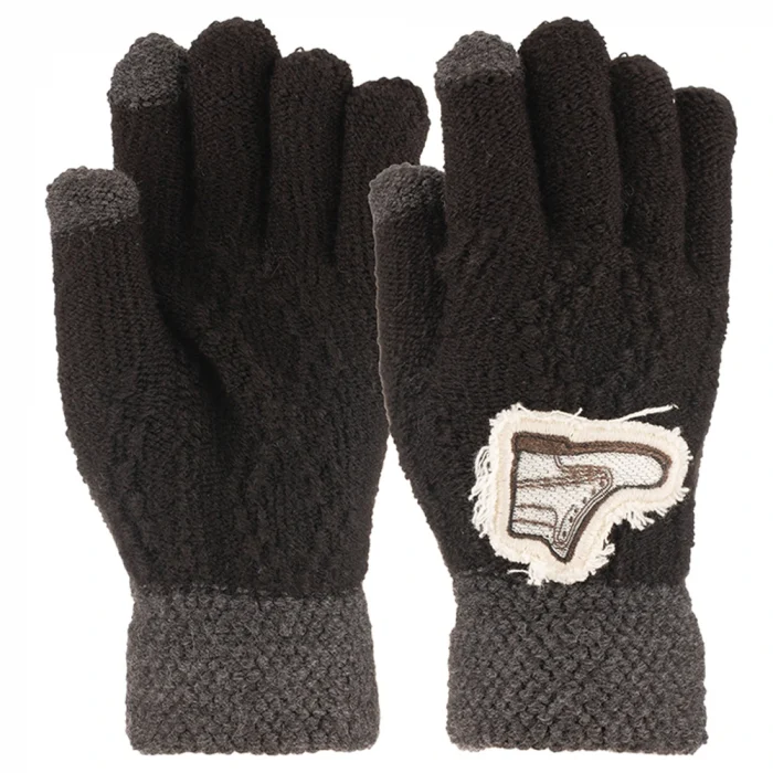 Kitti K25240-07 9-12 Yaş Erkek Çocuk Örme Eldiven