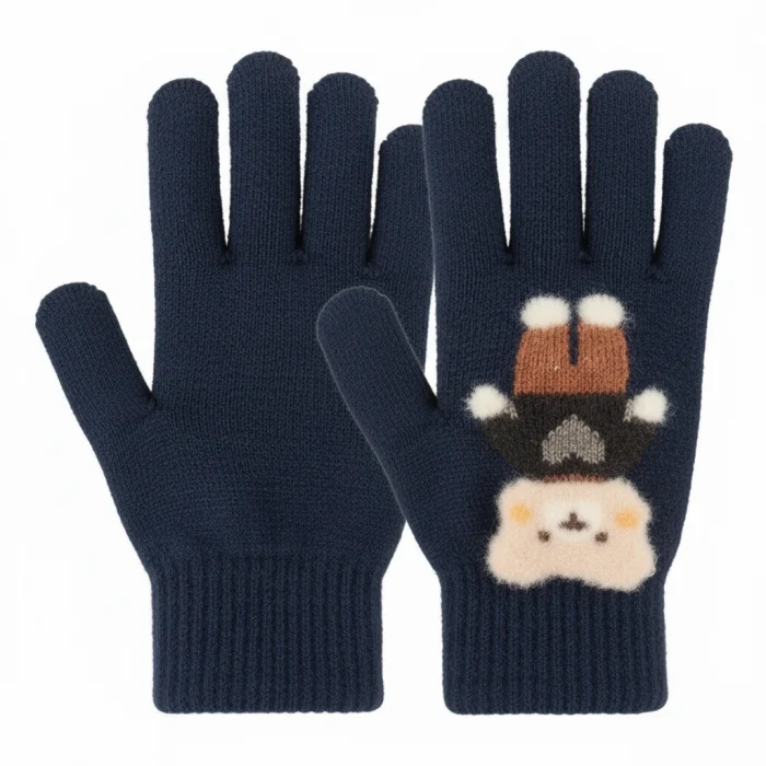 Kitti K25550-02 4-8 Yaş Erkek Çocuk Örme Eldiven