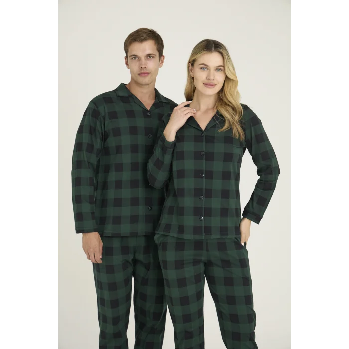 Kocabey 9209 Erkek Apaj Yaka Pijama Takım