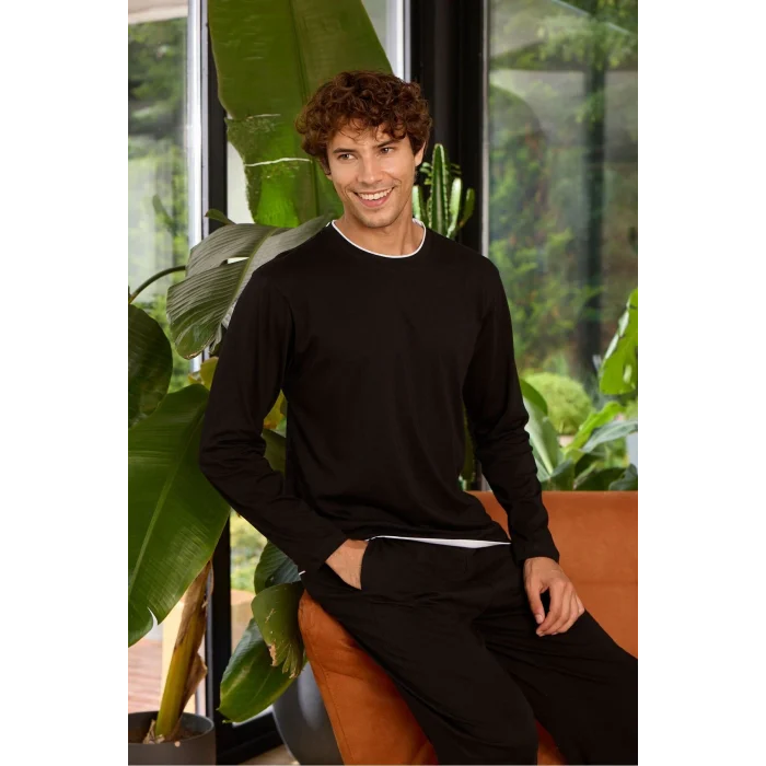 Kocabey 9222 Erkek O.Yaka Pijama Takım