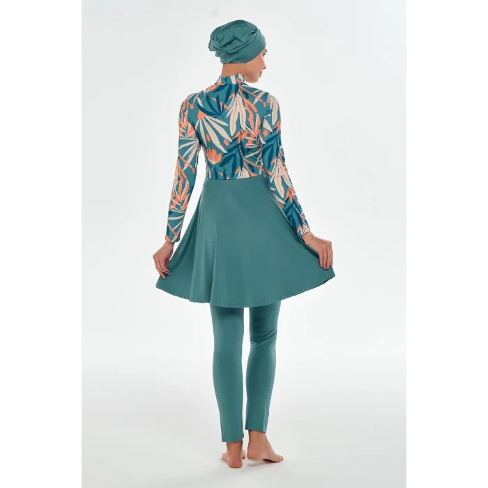 Maresiva 2105 Zarah Uzun Kollu Tesettür Mayo