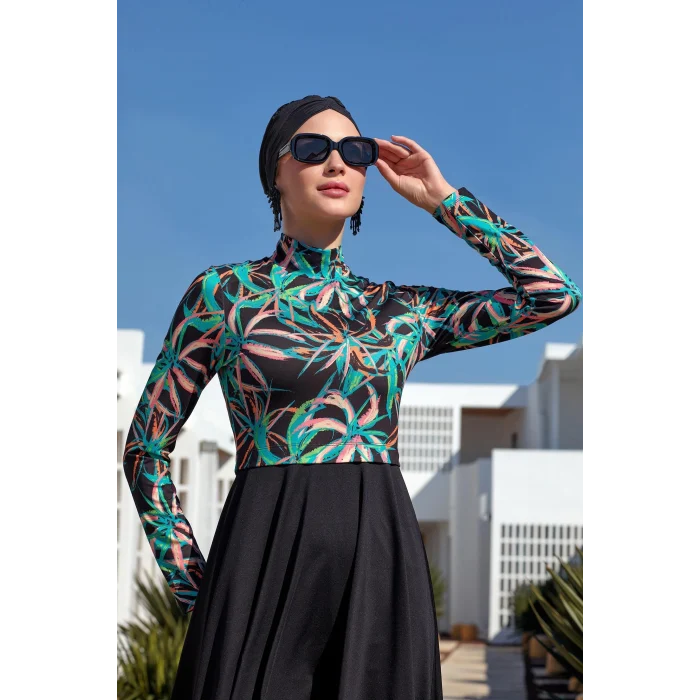 Maresıva 2106 Helena Uzun Kollu Tesettür Mayo