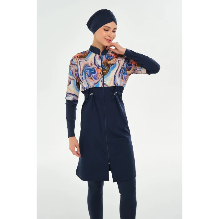 Maresiva 2401 Iva Uzun Kollu Tesettür Mayo