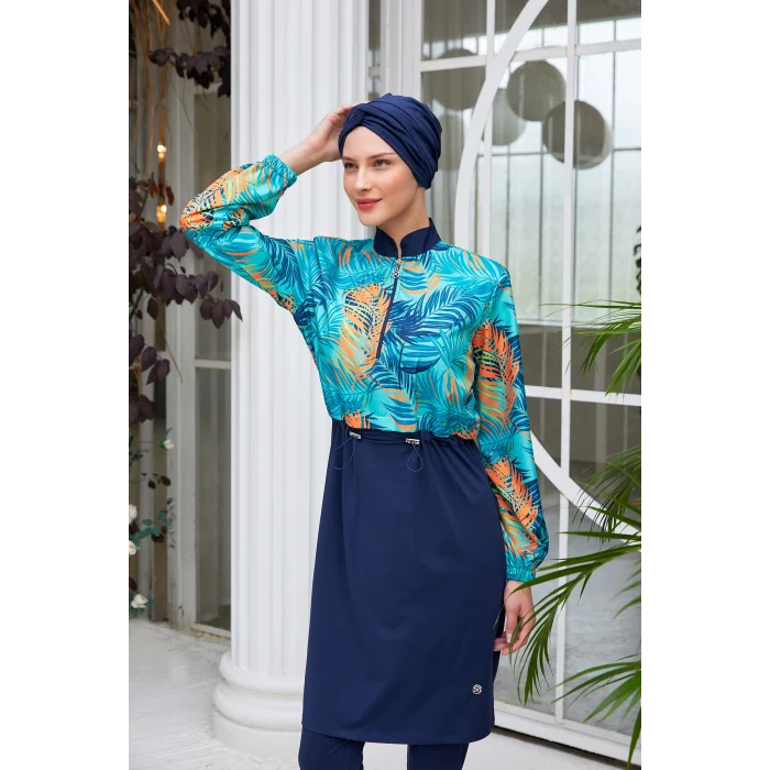 Maresiva 2403 Remy Uzun Kollu Tesettür Mayo