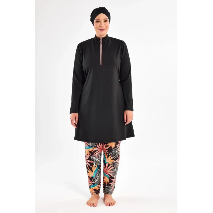 Maresiva 2801 Isley Battal Uzun Kollu Tesettür Mayo