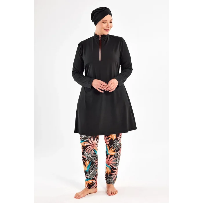 Maresiva 2801 Isley Battal Uzun Kollu Tesettür Mayo