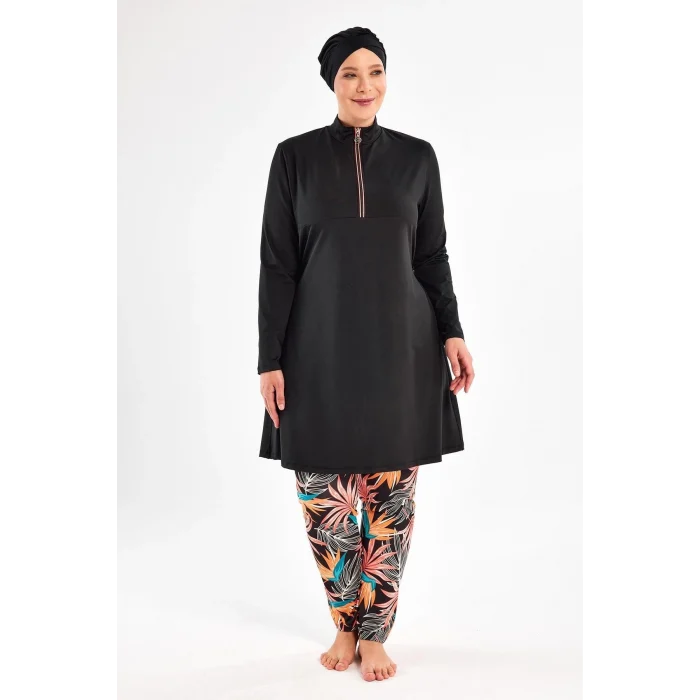 Maresiva 2801 Isley Battal Uzun Kollu Tesettür Mayo