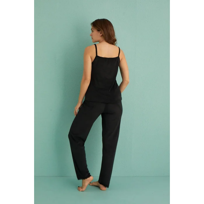 Mihra 13402 Kadın Kadife 3Lü Pijama Takımı