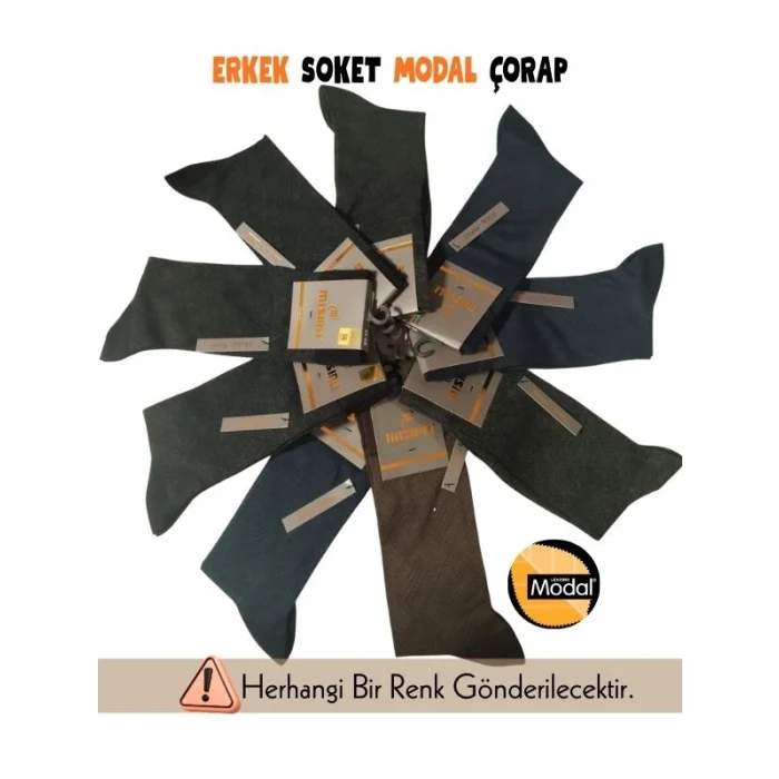 Mısırlı 61007 Erkek Modal Soket Çorap