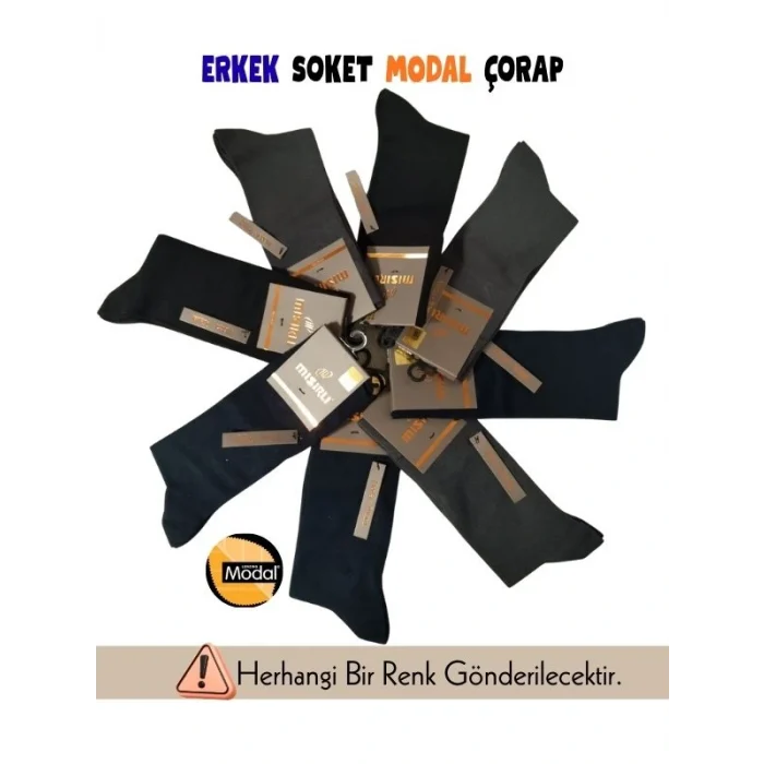 Mısırlı 62900 Erkek Organik Modal Soket Çorap