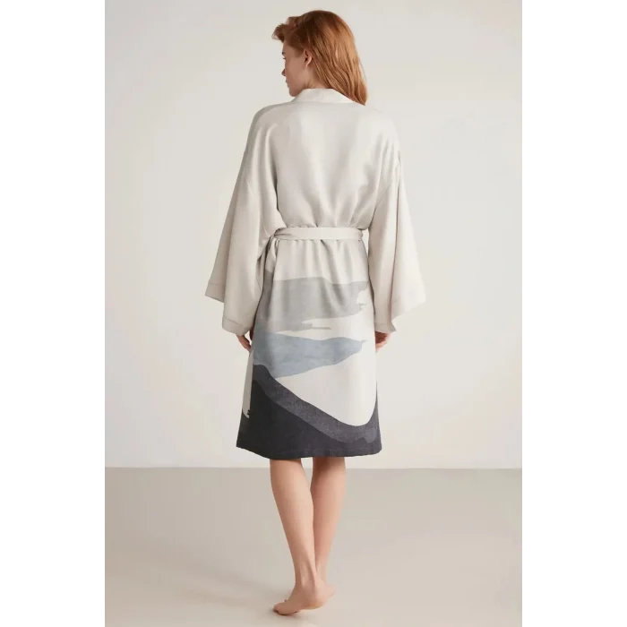 Nautıca W605 Kadın Kısa Gecelik ve Sabahlık Takımı