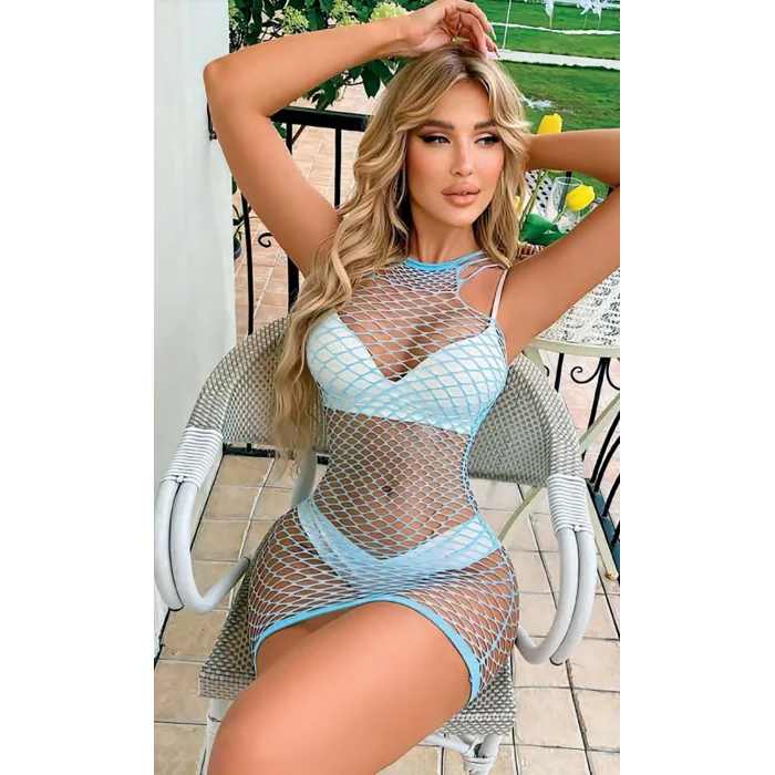 Nightlight 5567 Elbise Fantazi File Kadın Vücut Çorabı