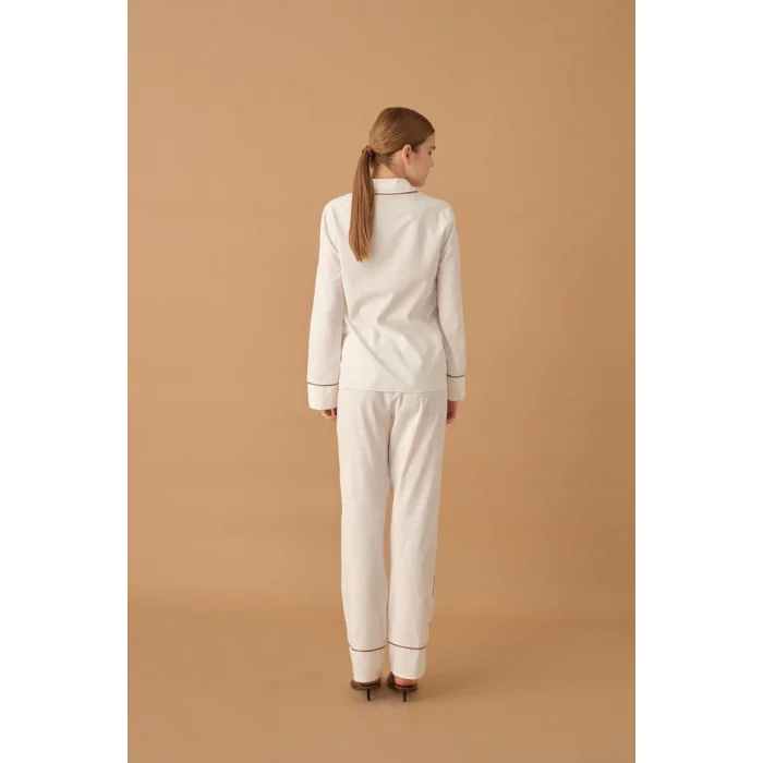 Pierre Cardin 25235 Kadın 3Lü Braletli Biyeli Pijama Takım