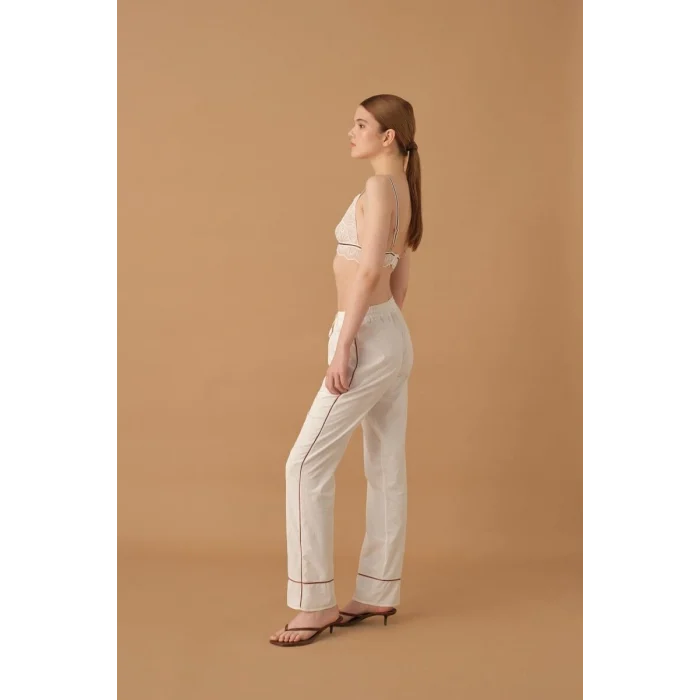 Pierre Cardin 25235 Kadın 3Lü Braletli Biyeli Pijama Takım