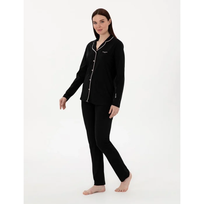 Pıerre Cardın 7717-S Bayan Gömlek Pijama Takımı