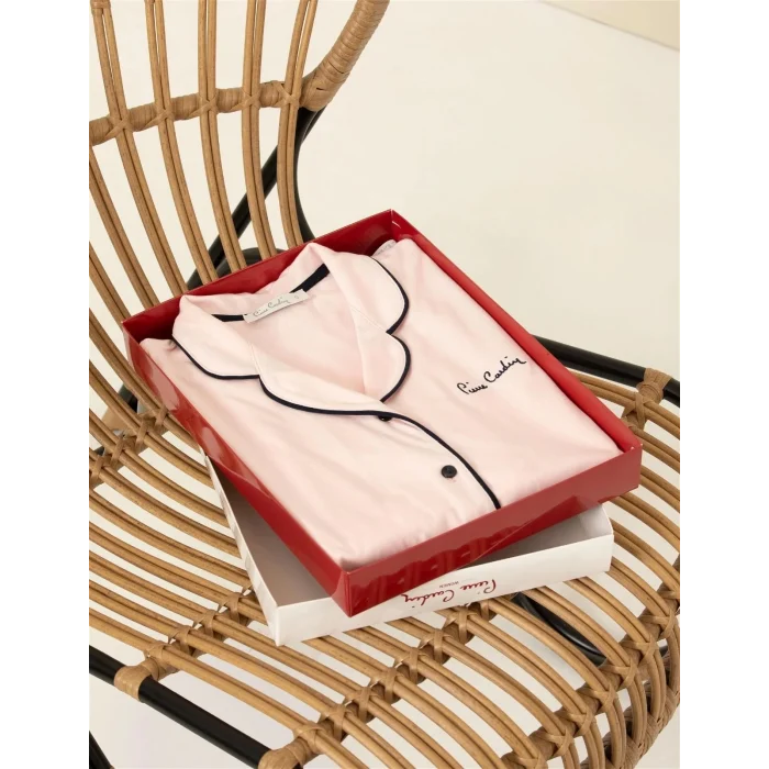 Pıerre Cardın 7717-S Bayan Gömlek Pijama Takımı