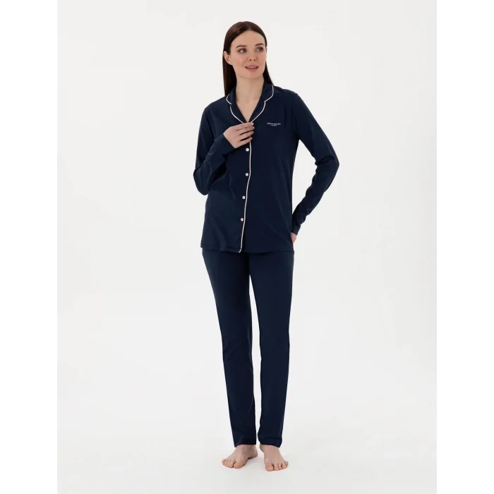 Pıerre Cardın 7717-S Bayan Gömlek Pijama Takımı