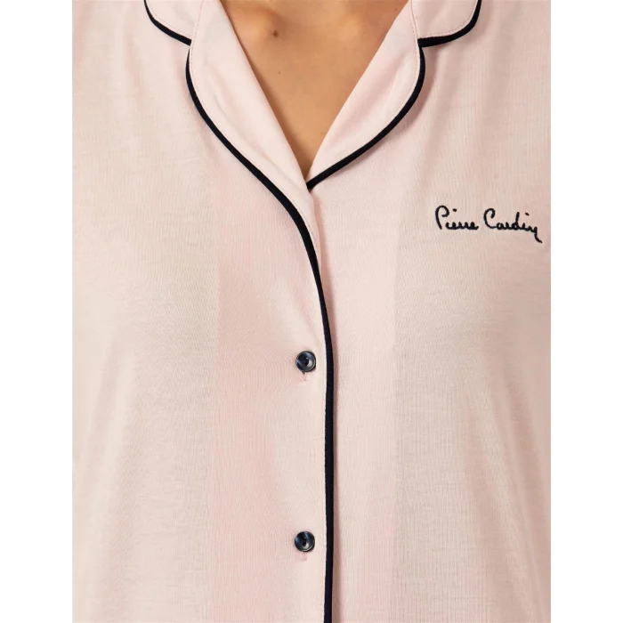 Pıerre Cardın 7717-S Bayan Gömlek Pijama Takımı