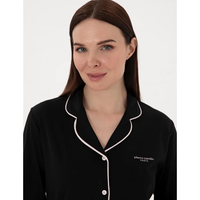 Pıerre Cardın 7717-S Bayan Gömlek Pijama Takımı