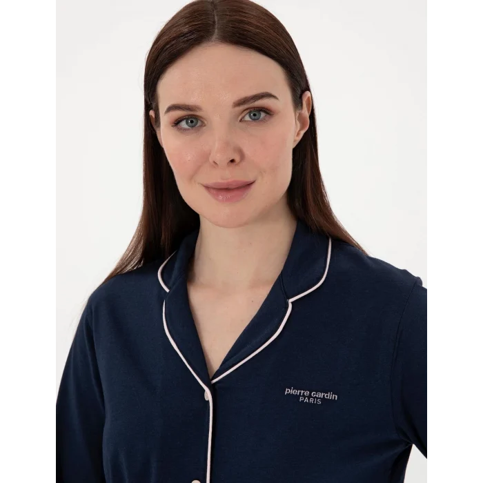 Pıerre Cardın 7717-S Bayan Gömlek Pijama Takımı