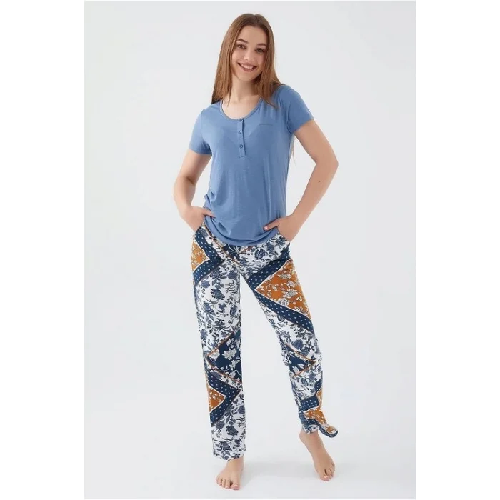 Pierre Cardin 8507-S Kadın Kısa Kol Pijama Takımı
