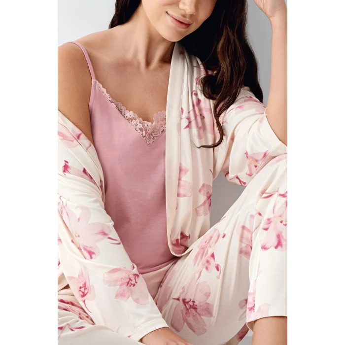 Pierre Cardin 9058-S 3lü Pijama Takımı