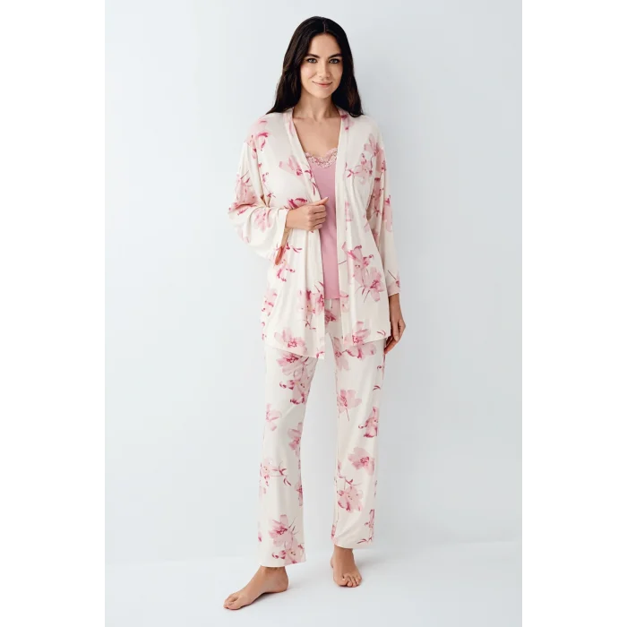 Pierre Cardin 9058-S 3lü Pijama Takımı