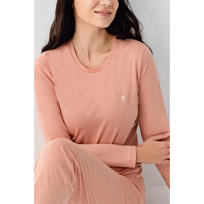 Pierre Cardin 9063-S Kadın Uzun Kol Pijama Takım
