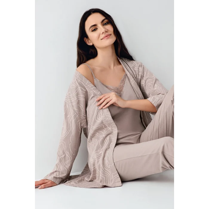 Pierre Cardin 9099-S 3lü Pijama Takımı