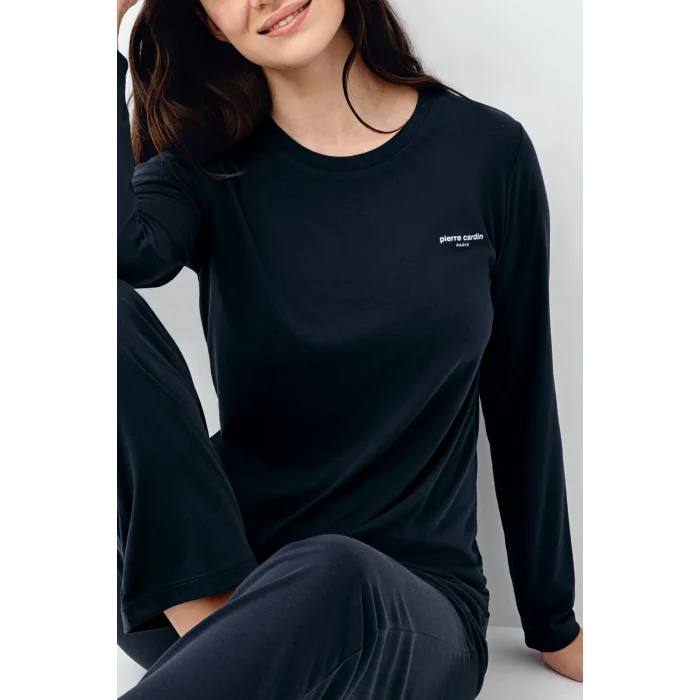 Pierre Cardin 9109-S Kadın Uzun Kol Pijama Takım