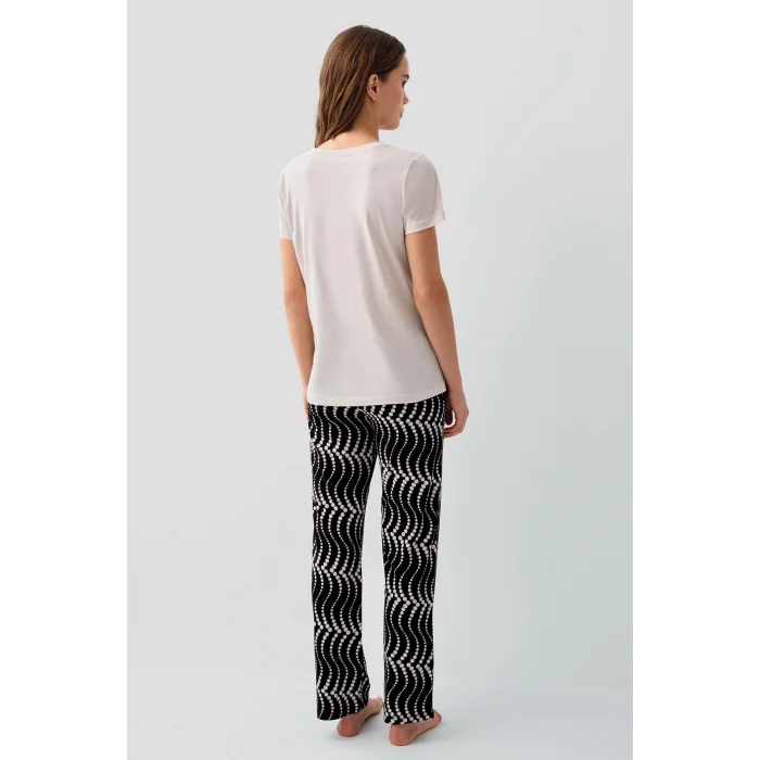 Pierre Cardin PC9165-S Kadın Kısa Kol Pijama Takımı