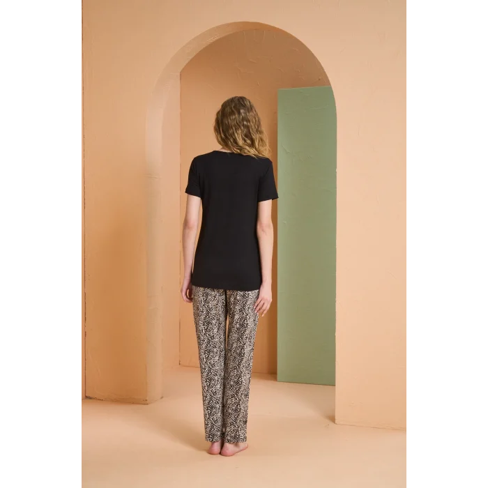 PJS 27036 Kadın Kısa Kol Pijama Takımı