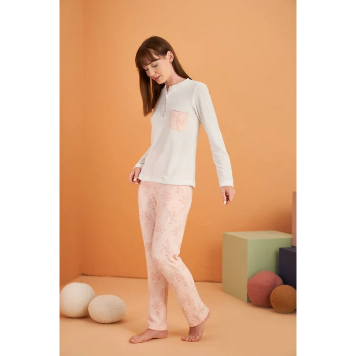 Pjs 28056 Kadın Patlı Pijama Takım
