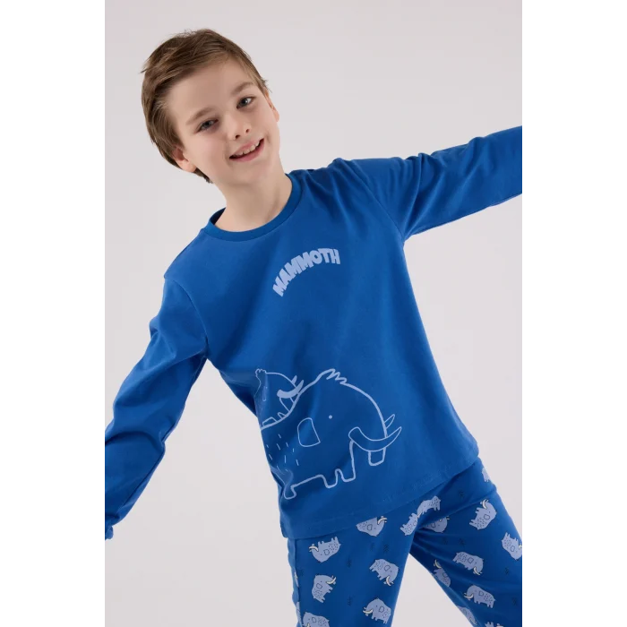 RolyPoly 3666-2 Erkek Çocuk Uzun Kol Pijama Takım