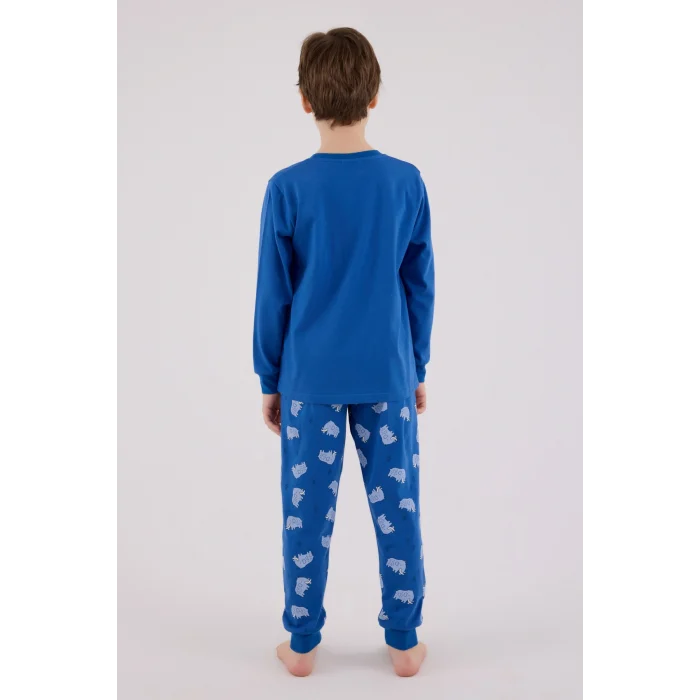 RolyPoly 3666-2 Erkek Çocuk Uzun Kol Pijama Takım
