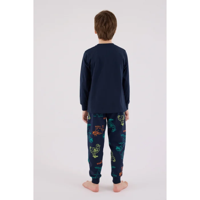 RolyPoly 3671-G Erkek Çocuk Uzun Kol Pijama Takım