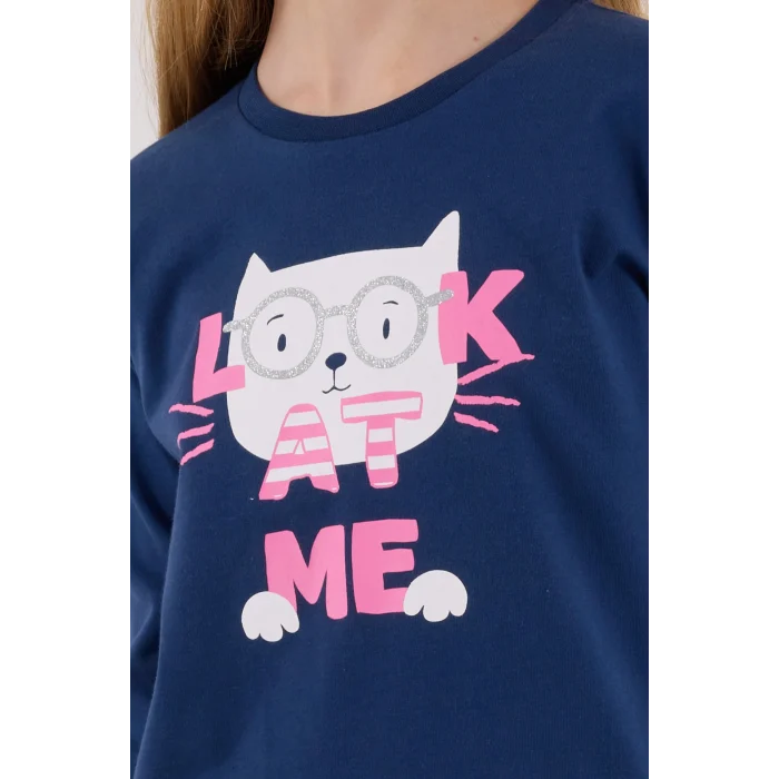 RolyPoly 3696-2 Kız Çocuk Uzun Kol Pijama Takım