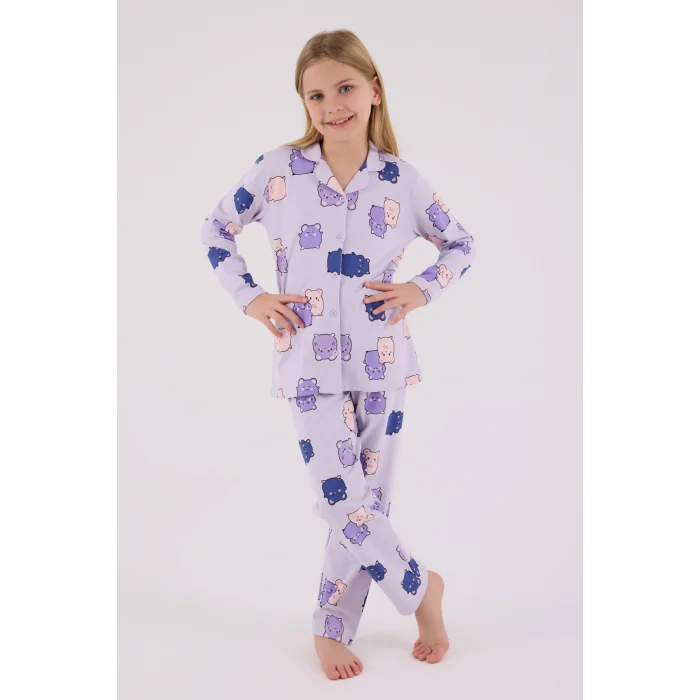 RolyPoly 3706-G Kız Çocuk  Pijama Takımı