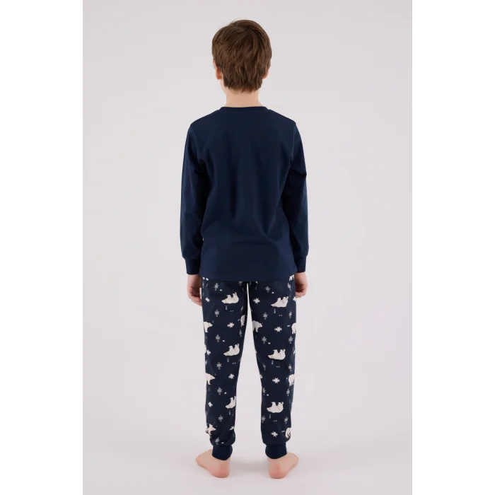 RolyPoly 3718-G Erkek Çocuk Uzun Kol Pijama Takım