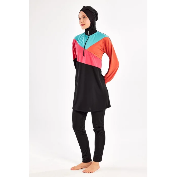 Rozamay 3127 Perla Uzun Kollu Tesettür Mayo