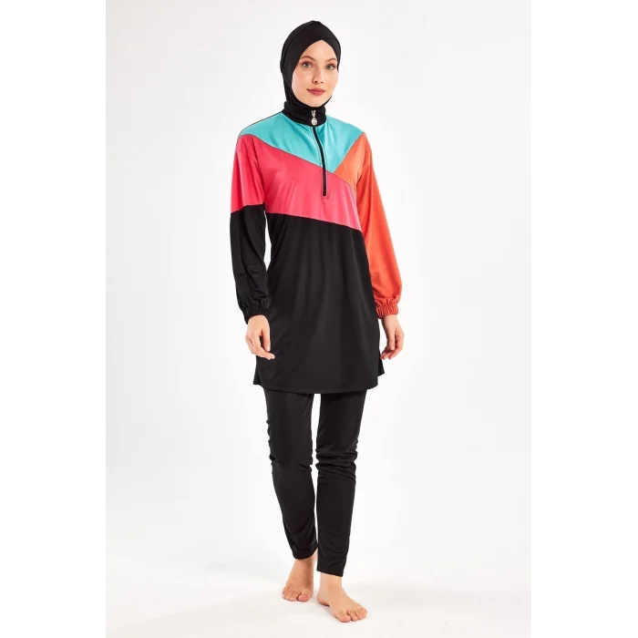 Rozamay 3127 Perla Uzun Kollu Tesettür Mayo