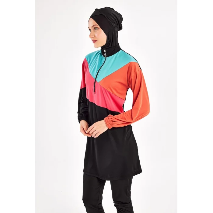 Rozamay 3127 Perla Uzun Kollu Tesettür Mayo