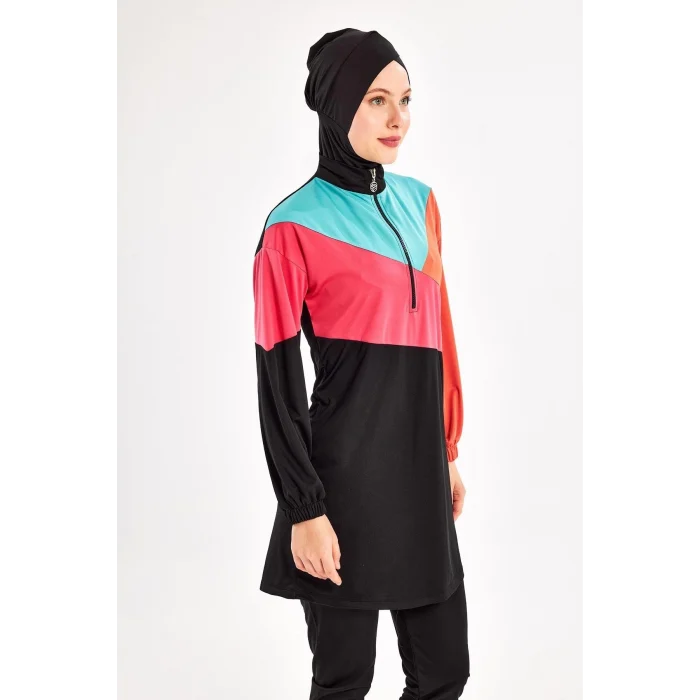 Rozamay 3127 Perla Uzun Kollu Tesettür Mayo