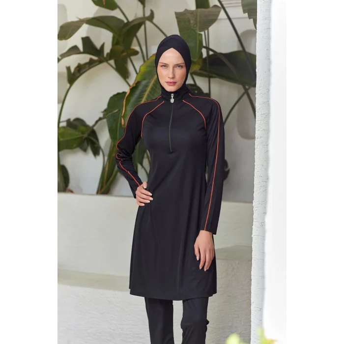 Rozamay 3129 Nila Uzun Kollu Tesettür Mayo