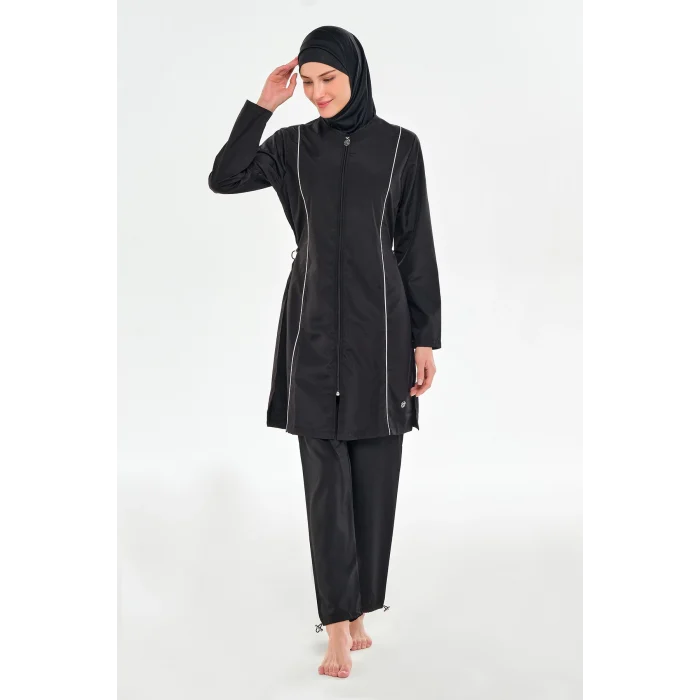 Rozamay 3501 Beny Uzun Kollu Battal Tesettür Mayo